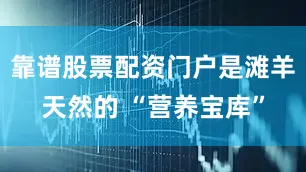 靠谱股票配资门户是滩羊天然的 “营养宝库”